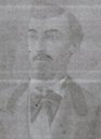 Black and white headshot of Territorial State Auditor Socrates Nelson